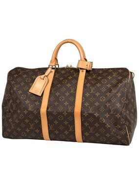 Louis Vuitton Keepall 50 Boston Bag Monogram Brown